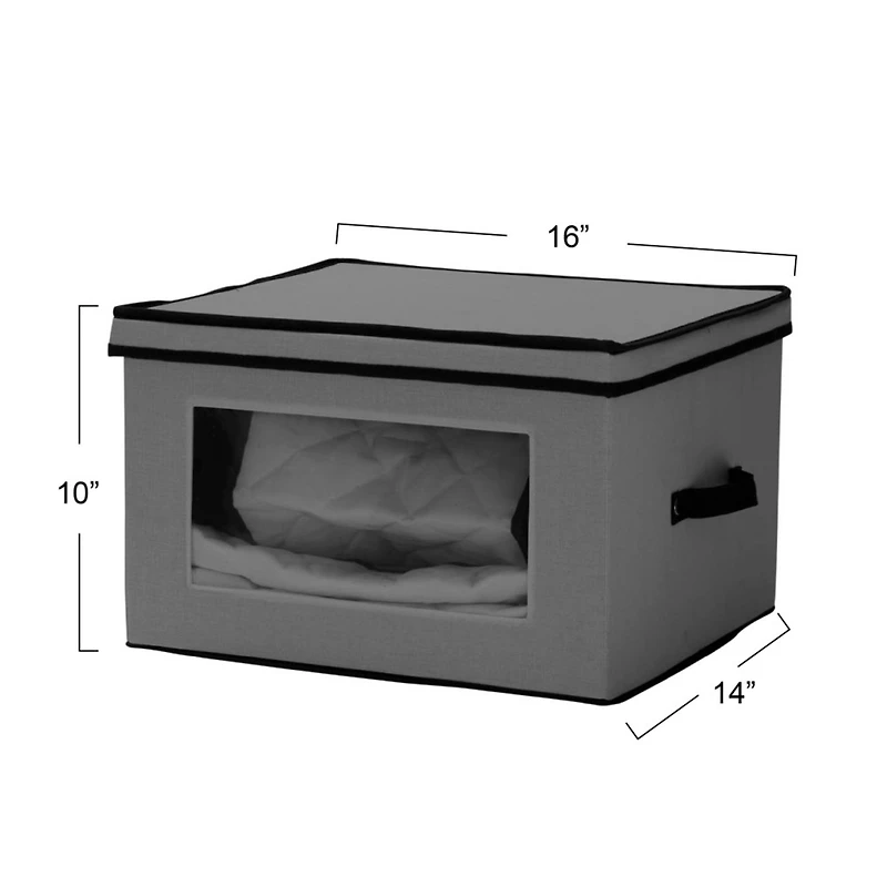 Household Essentials Canvas Serveware Storage Box