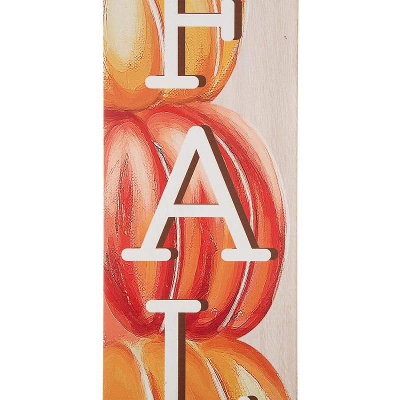 Glitzhome® 3.5ft. Hello Fall Wooden Porch Sign