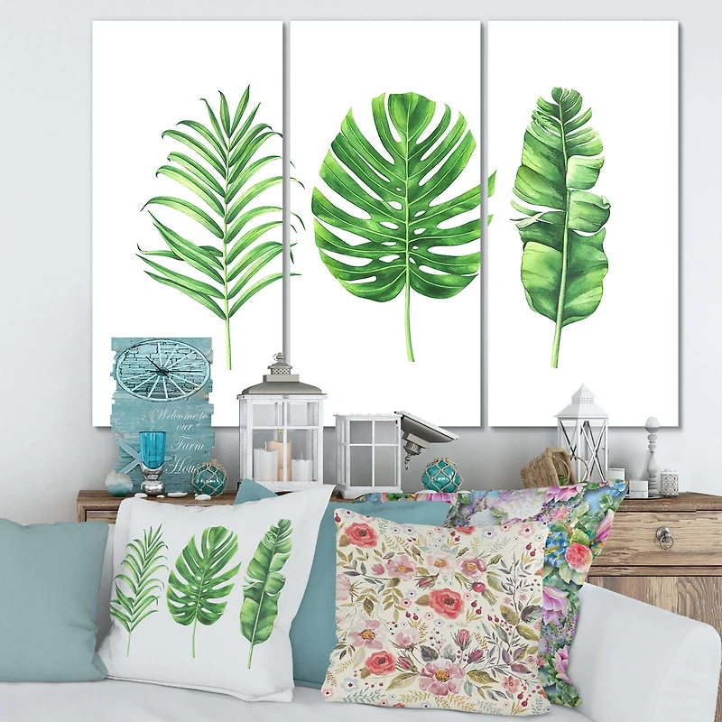 Designart - Tropical Leaf Of Monstera IV