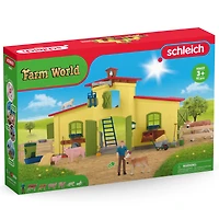 Schleich Farm World Yellow Large Farm Playset