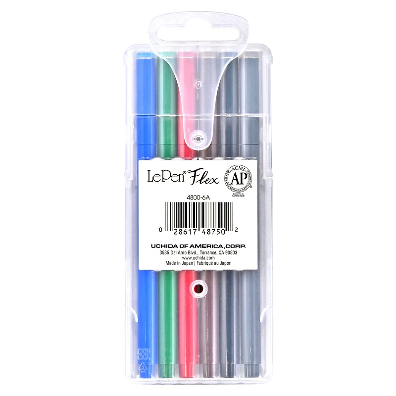 Marvy® Uchida LePen® Flex 6 Primary Pen Set