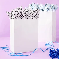 24 Pack: White Paper Gift Bag by Celebrate It