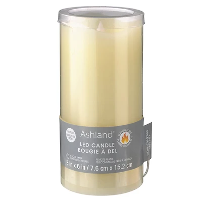 3" x 6" LED Flame Pillar Candle by Ashland®