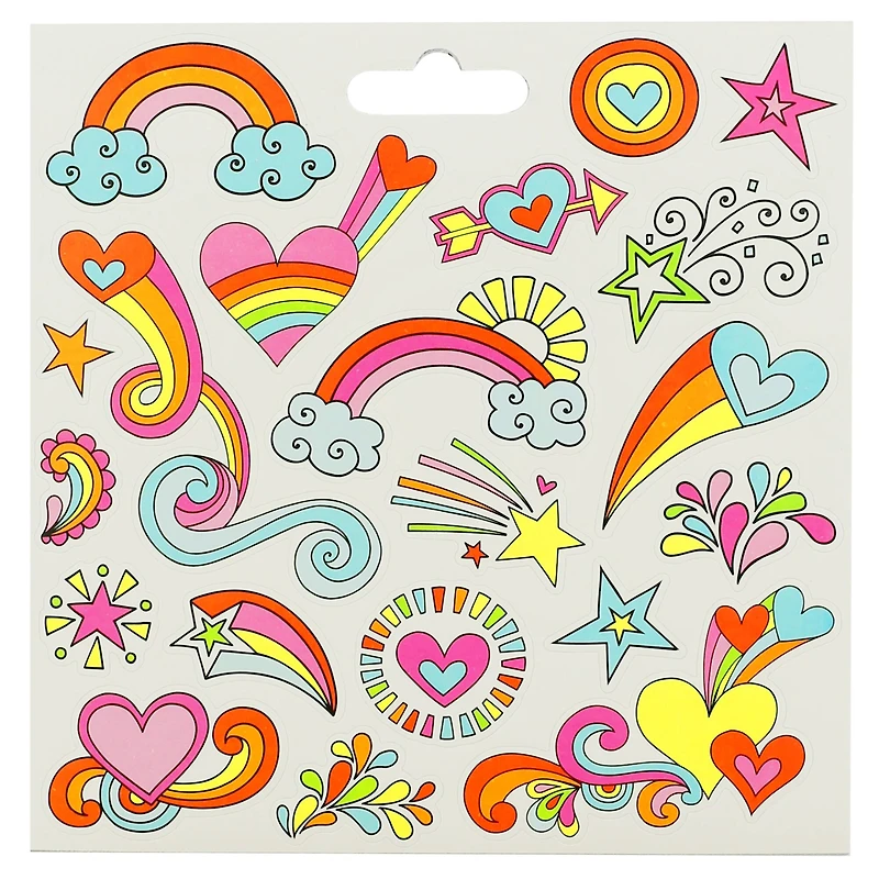 Hearts & Stars Stickerland™ Mini Sticker Pad