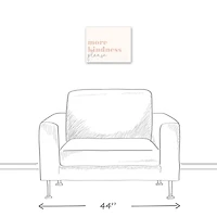 More Kindness 14" x 11" Canvas Wall Art