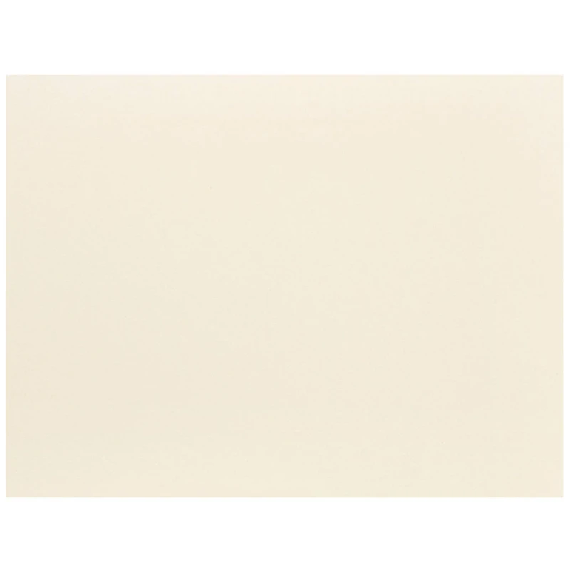 JAM Paper 4.25" x 5.5" Ivory Blank Flat Note Cards