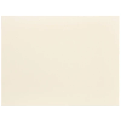 JAM Paper 4.25" x 5.5" Ivory Blank Flat Note Cards