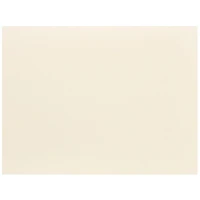 JAM Paper 4.25" x 5.5" Ivory Blank Flat Note Cards