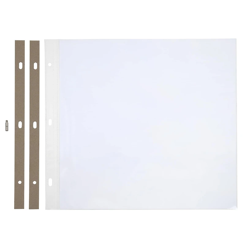 12" x 12" White Scrapbook Refill Pages by Recollections