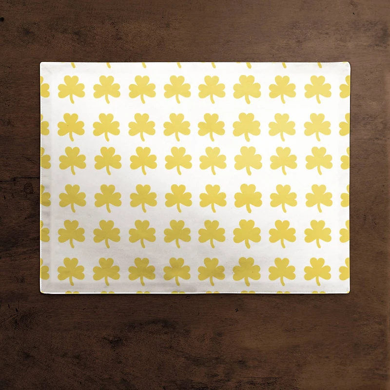 Shamrock Gold 18" x 14" Poly Twill Placemat