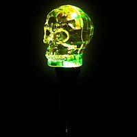9" LED Transparent Multi-Function Halloween Skull Light