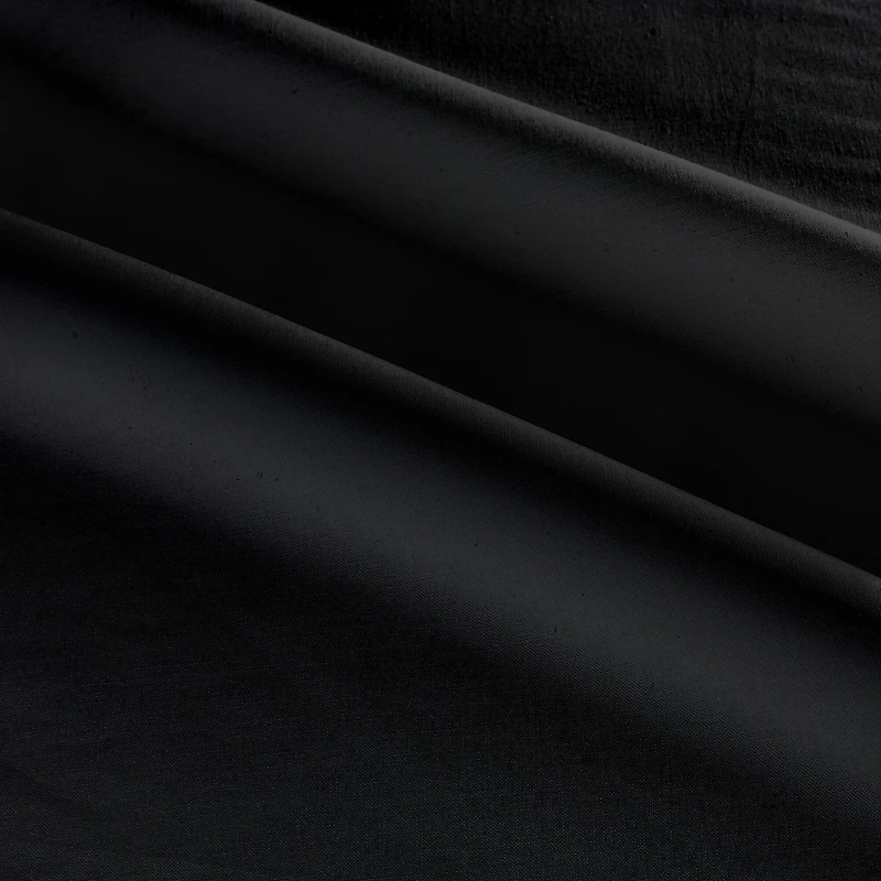 18 yd. Full Bolt: Springs Creative Black Solid Cotton Fabric