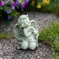 6" Heavenly Gardens Praying Cherub Angel Outdoor Garden Statue