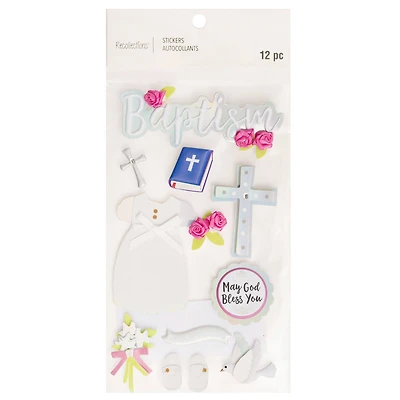 Baptism Dimensional Stickers by Recollections™