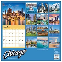 TF Publishing 2025 Chicago Wall Calendar