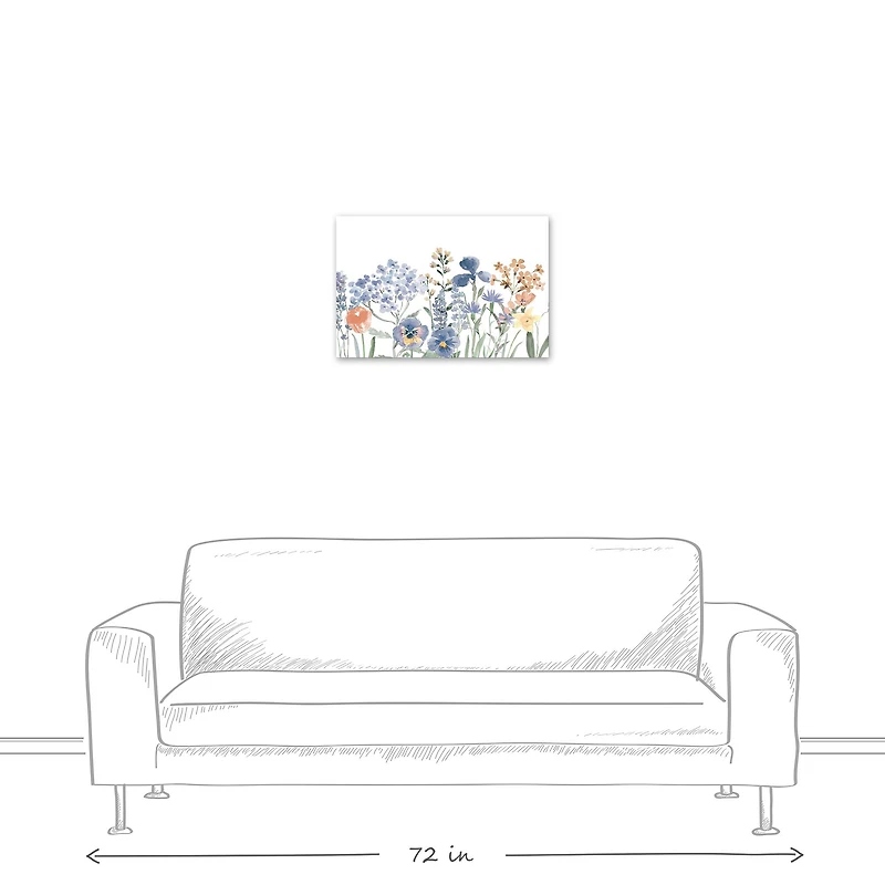 Array Of Blooms 24" x 16" Canvas Wall Art