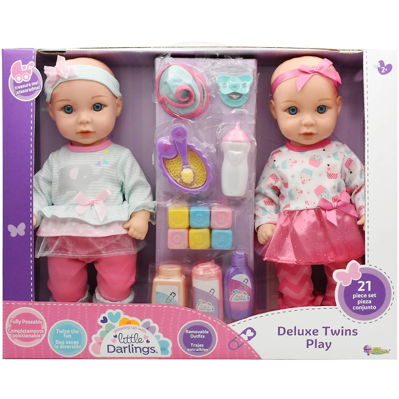 New Adventures Little Darlings Deluxe Twins Playset