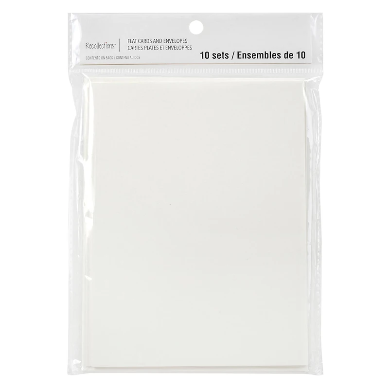 Ivory Flat Cards & Envelopes by Recollections™, 5" x 7"