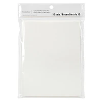 Ivory Flat Cards & Envelopes by Recollections™, 5" x 7"