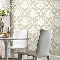 RoomMates Damask Peel & Stick Wallpaper