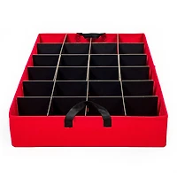 Santa's Bags 48ct. 4" Christmas Ornament Storage Box with Dividers