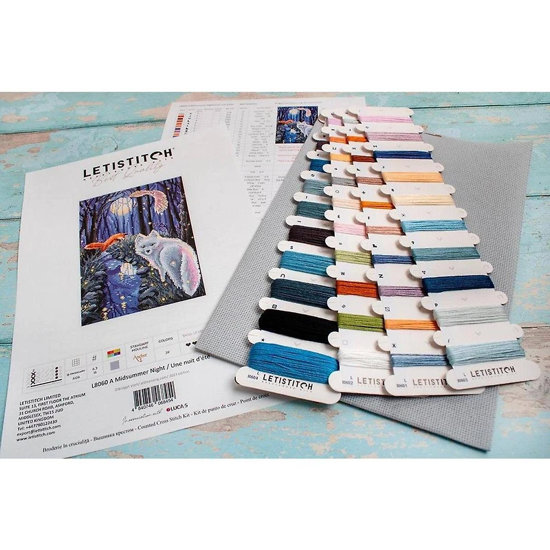 LetiStitch A Midsummer Night Counted Cross Stitch Kit