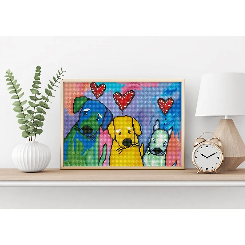 Diamond Dotz® Intermediate Level Three Amigos Diamond Painting Kit