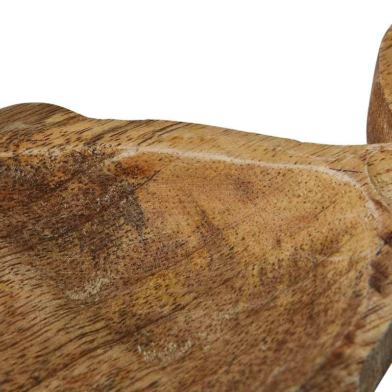 Hello Honey® 8" Coastal Carved Fish-Shaped Wood Serving Tray