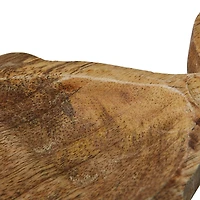 Hello Honey® 8" Coastal Carved Fish-Shaped Wood Serving Tray