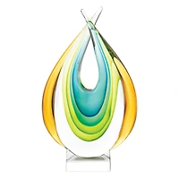 11.5" Modern Art Glass Statue