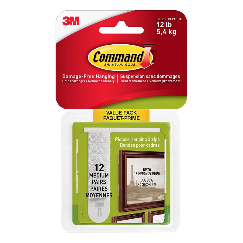 Command™ Medium Picture Hanging Strips