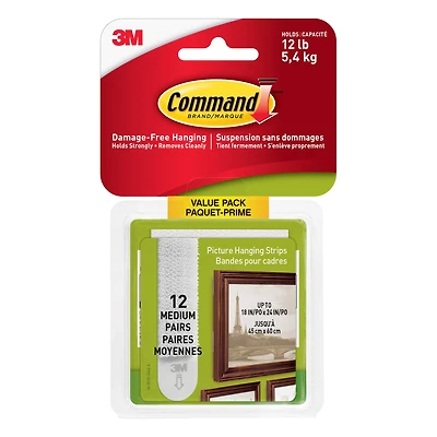 Command™ Medium Picture Hanging Strips