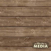 Jillibean Soup Mix The Media™ 12" x 12" Dark Wooden Plank