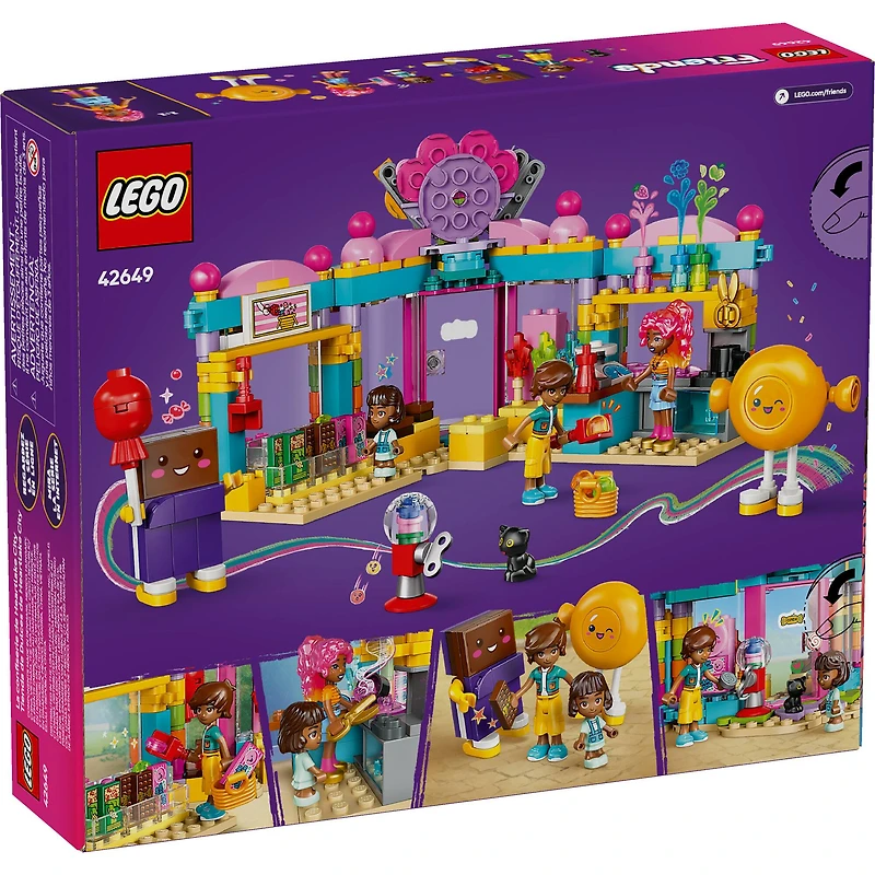LEGO® Friends Heartlake City Candy Store Pretend-Play Set, Role-Play Toy 42649
