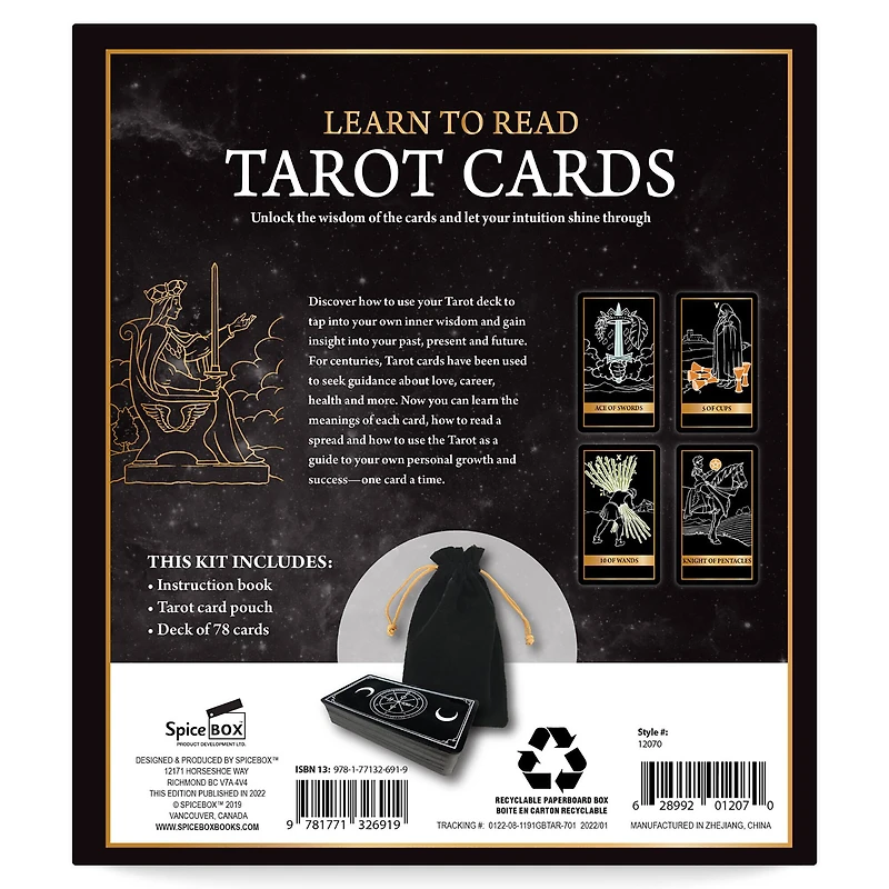 SpiceBox Tarot Cards Gift Box Set