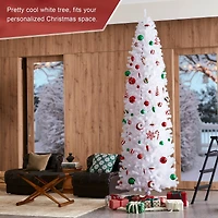 9ft. Unlit Pencil Tinsel Artificial Christmas Tree