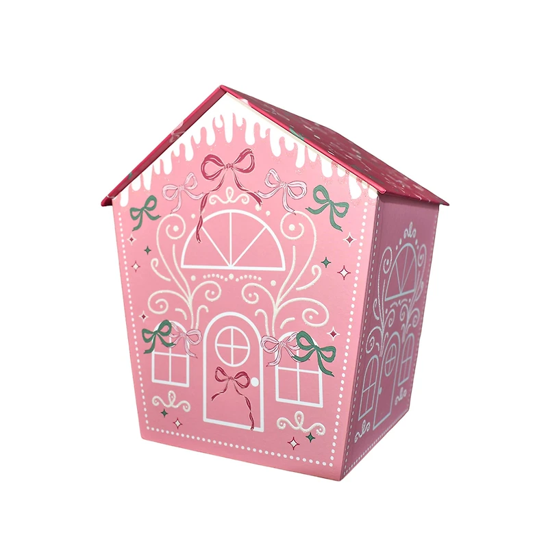 Large Holly Jolly Gingerbread House Gift Box by Ashland®