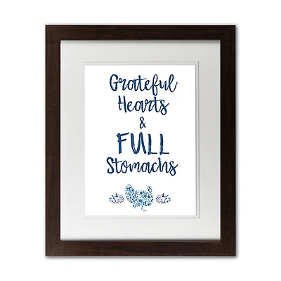 Full Stomachs Black Framed Print Wall Art