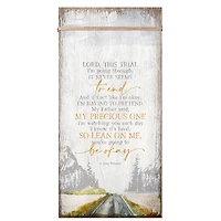 Lord This Trial Wood Plaque