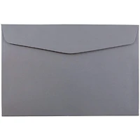 JAM Paper 6" x 9" Dark Gray Booklet Premium Envelopes, 25ct.