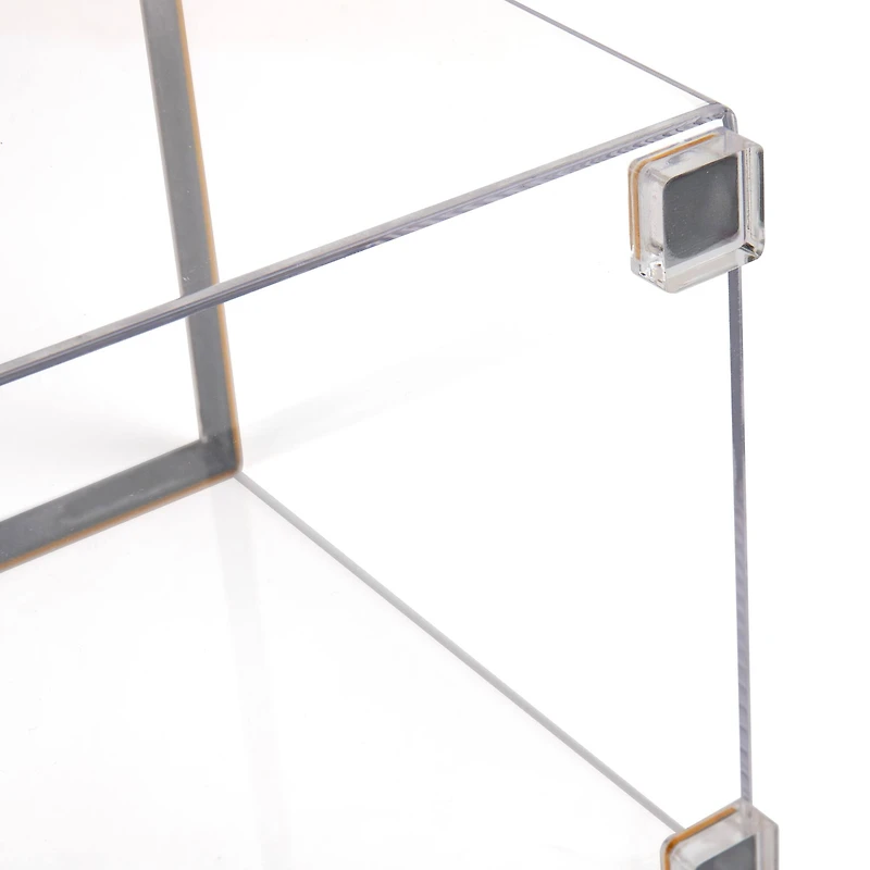 Mind Reader Cosmopolitan Collection Gold Wastepaper Basket