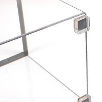 Mind Reader Cosmopolitan Collection Gold Wastepaper Basket