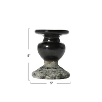 Hello Honey® 5" 2-Tone Sculptural Terra Cotta Candle Holder