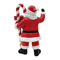 10.5" Red & White Santa with Candy Cane Tabletop Décor by Ashland®