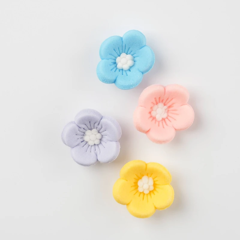 PME Cake Sweet Street® Pastel Flowers Icing Decorations
