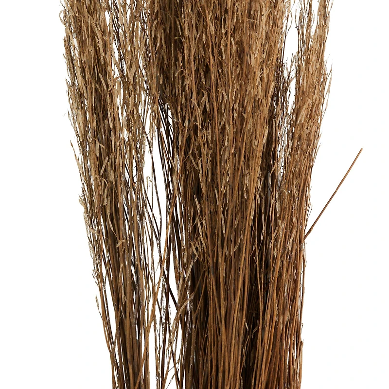 42" Brown Dried Natural Mustard Plant Foliage