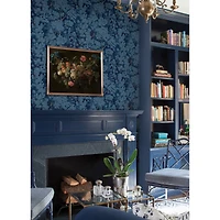 RoomMates Ardian Navy Peel & Stick Wallpaper