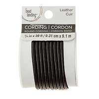 3mm Round Leather Lace by Bead Landing