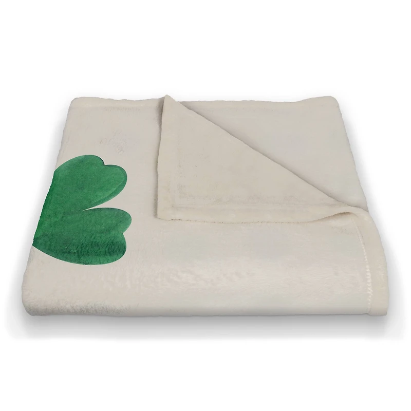 Gnome Luck Irish 50" x 60" Coral Fleece Blanket