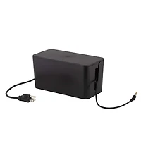 Simplify Black Cable Organizer Boxes, 2ct.